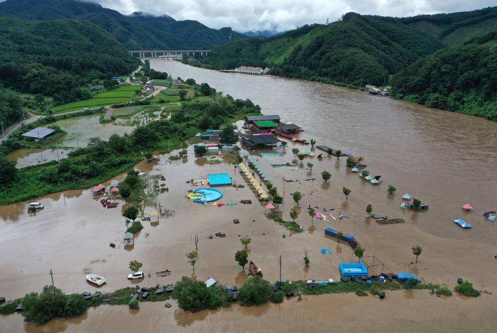Inundaciones en Corea del Sur registraron al menos 11 fallecidos y ocho desaparecidos
