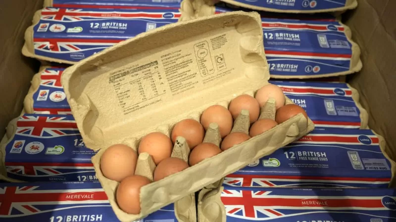Por qué decretaron un racionamiento temporal de huevos en Reino Unido (y qué nos dice de la crisis económica global)